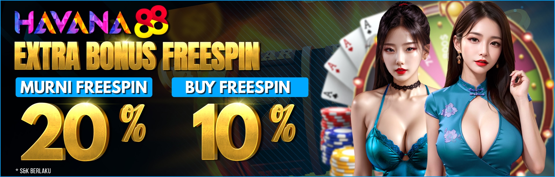 BONUS FREESPIN & BUY FREESPIN HAVANA88